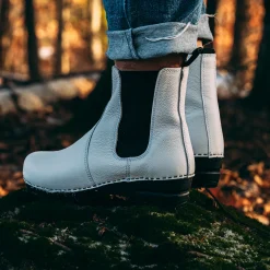 Aalbek Women's Chelsea Boot in White