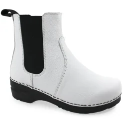 Aalbek Women's Chelsea Boot in White