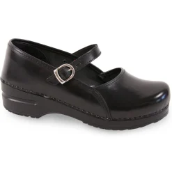 Clare Women's Mary Jane Clog in Black