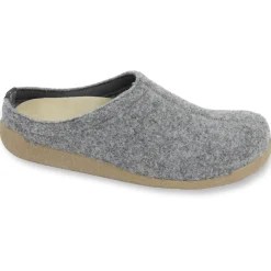Lodge Slide Unisex Wool Slipper in Slate