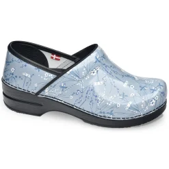 Nightshade Women's Slip Resistant Clog in Light Blue