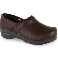 Preble Women's Clog in Dark Brown