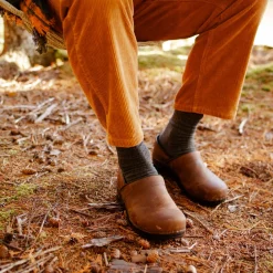 Pro. Oiled Leather Men's Clog in Antique Brown