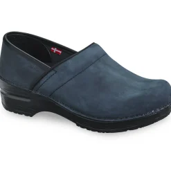 Pro. Oiled Leather Men's Clog in Ink