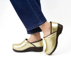 Pro. PU Women's Clog in Gold