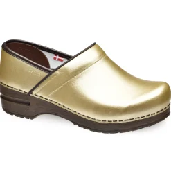 Pro. PU Women's Clog in Gold