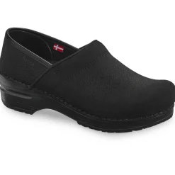 Pro. Textured Oil Men's Clog in Black Narrow