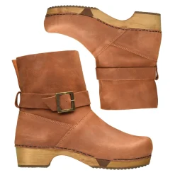 Runa Women's Wood Boot in Cognac