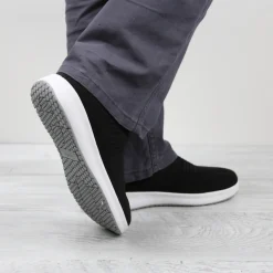 Trident Unisex Slip-on Sneaker in Black